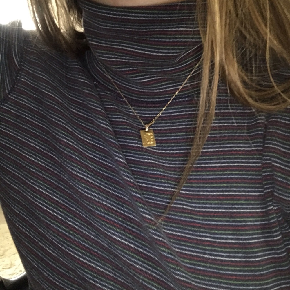 Striped turtleneck!!!
